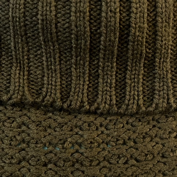 Forever 21 Dark Green Flyaway Knit Short Sleeve Cardigan Shawl S - Picture 7 of 12